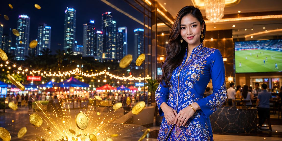Pemain kasino hiburan diriwan88 memakai baju kurung di Petaling Jaya